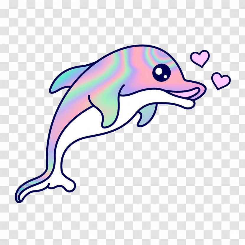 Forever Dolphin Love Oceanic Porpoise Tattoo - Marine Mammal - Cute Transparent PNG