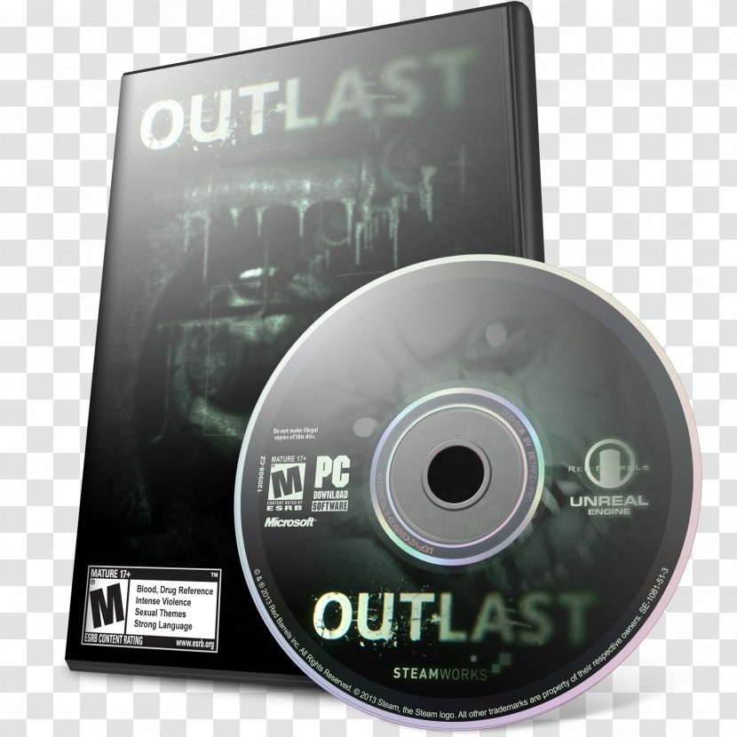 Outlast Xbox One Compact Disc PlayGround.ru DVD Transparent PNG