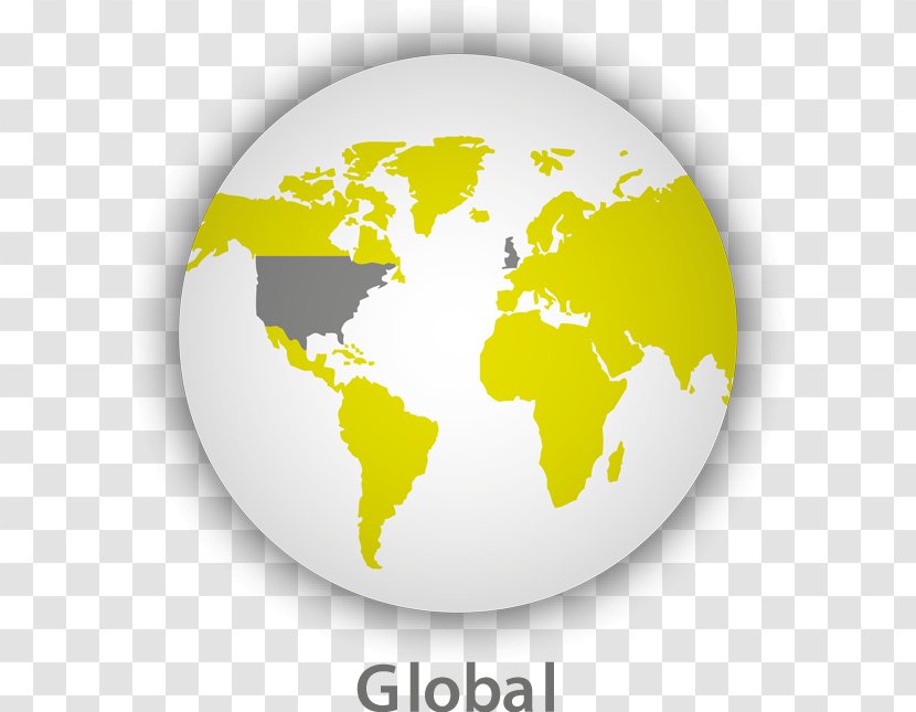 World Map Globe Blank Transparent PNG