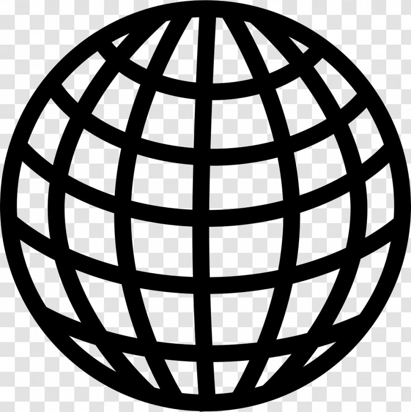 Earth Globe Grid - Symbol Transparent PNG