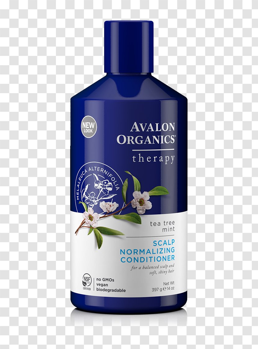 Avalon Organics Biotin B-Complex Thickening Shampoo Tea Tree Mint Treatment Hair Care Conditioner - Skin Transparent PNG