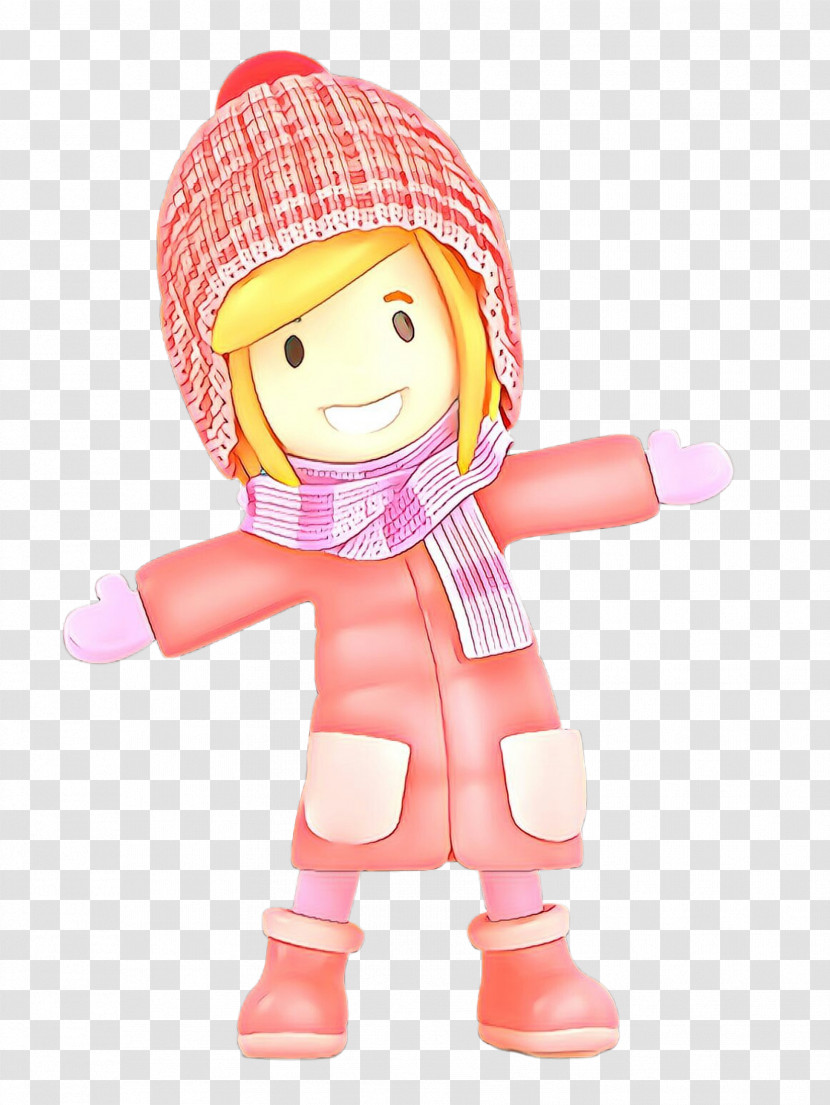 Pink Doll Toy Cartoon Action Figure Transparent PNG