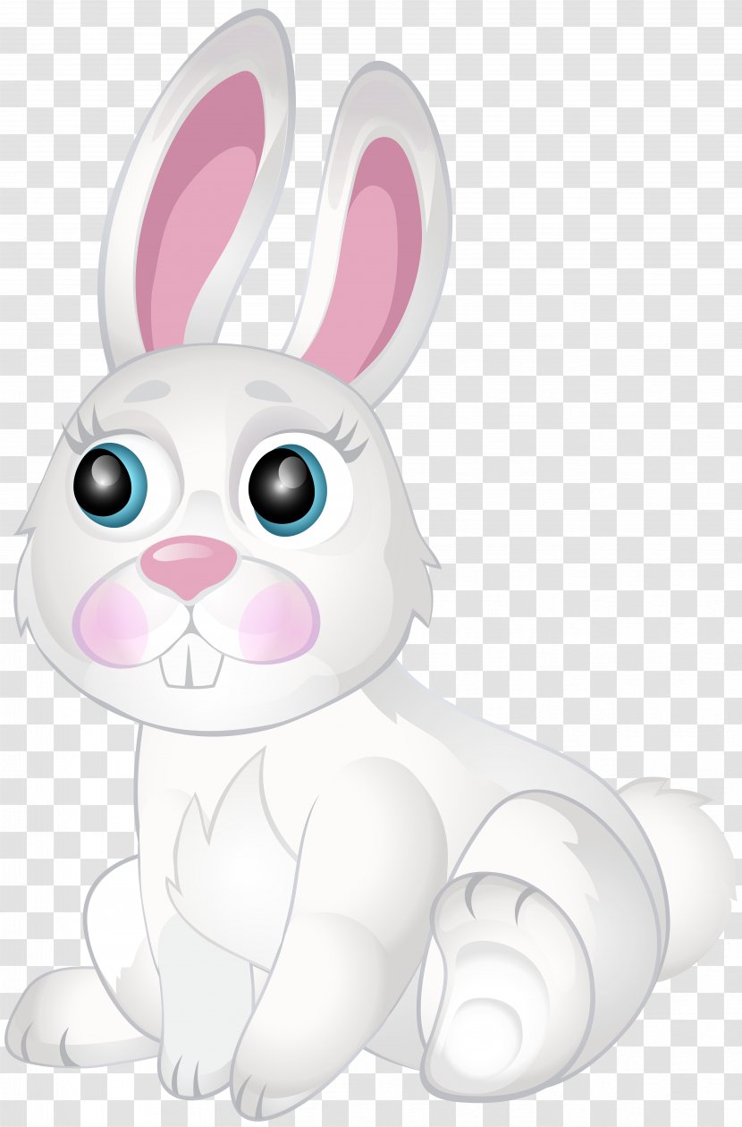 Domestic Rabbit Easter Bunny Hare Pet - Nose - Pink Ears Transparent PNG