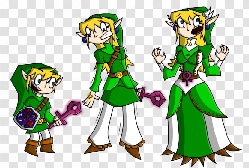 Link Female DeviantArt Drawing - Cartoon - The Legend Of Zelda Transparent PNG