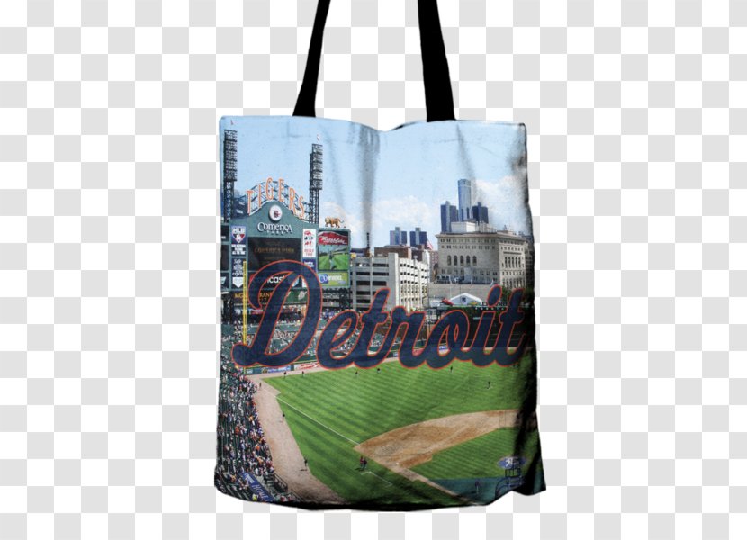 Comerica Park Detroit Tigers Tote Bag MLB - Handbag - Baseball Transparent PNG