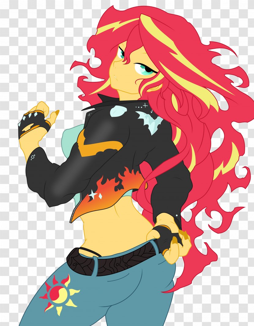 Sunset Shimmer Rainbow Dash Art Twilight Sparkle My Little Pony: Equestria Girls - Watercolor - Punkers Transparent PNG