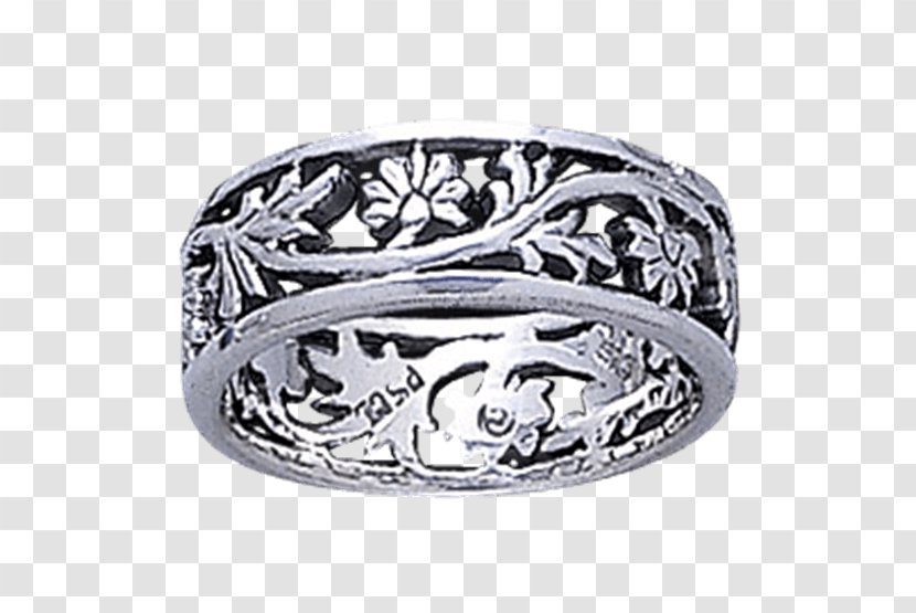 Ring Silver Body Jewellery Filigree - Metal Transparent PNG