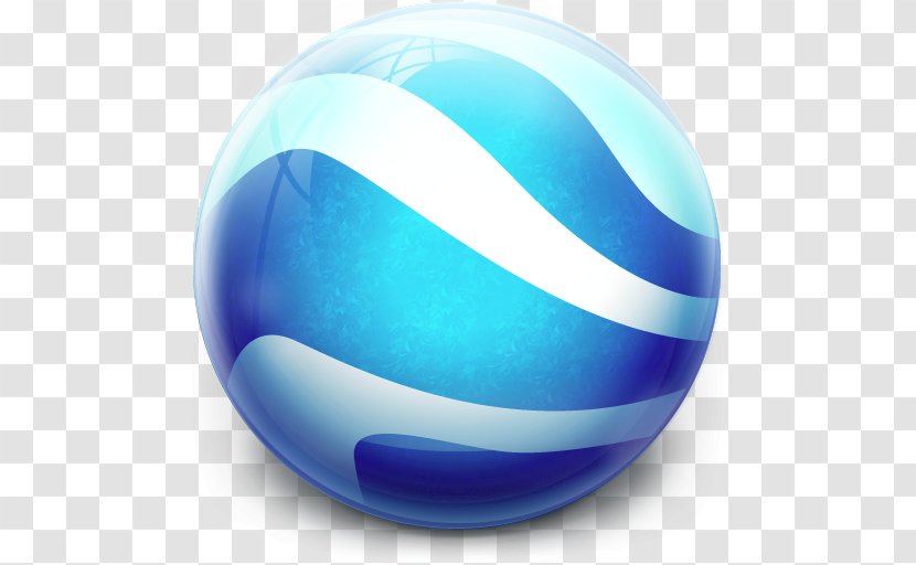 Google Earth - Blue - Icons Transparent PNG