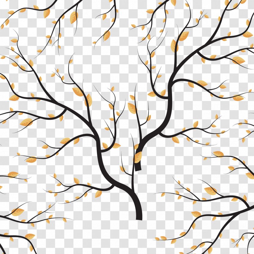 Paper Leaf Twig - White - Autumn Leaves Transparent PNG