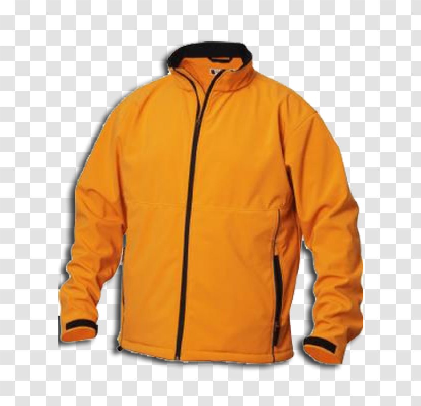 Hoodie Polar Fleece Jacket Clothing Softshell - Orange Transparent PNG