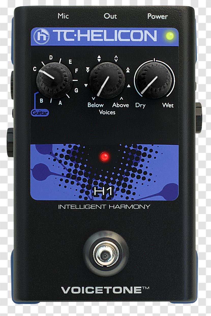 TC Helicon VoiceTone H1 TC-Helicon R1 Effects Processors & Pedals Vocal Harmony - Flower - Guitar Transparent PNG