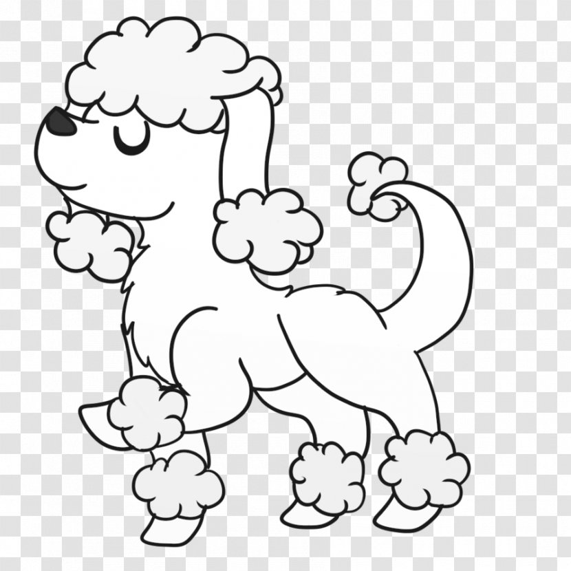 Standard Poodle Toy Siberian Husky Labrador Retriever - Flower - Drawn Printable Image Of Full Size Transparent PNG