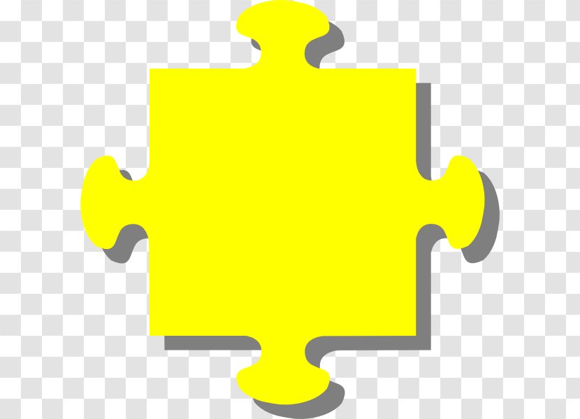 Jigsaw Puzzles Yellow Puzzle Clip Art - Public Domain Transparent PNG