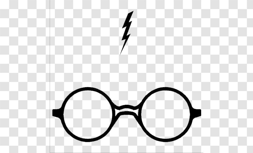Harry Potter Scar Clip Art - Black - Glasses Photos Transparent PNG