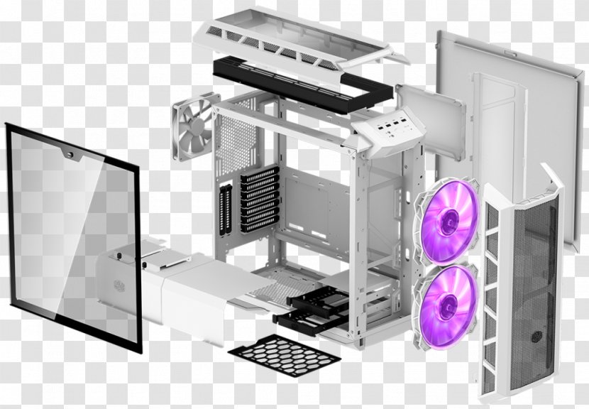 Computer Cases & Housings Cooler Master Silencio 352 ATX Fan - Plastic Transparent PNG