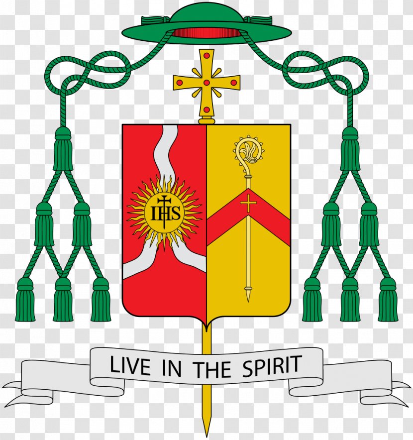 Bishop Coat Of Arms Diocese Ecclesiastical Heraldry Cardinal - Sign - Friends Arm In Transparent PNG