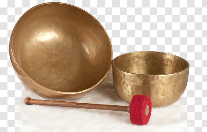 Standing Bell Bowl Sonoterapia Tibet Metal - Relaxation Technique - Bols Transparent PNG
