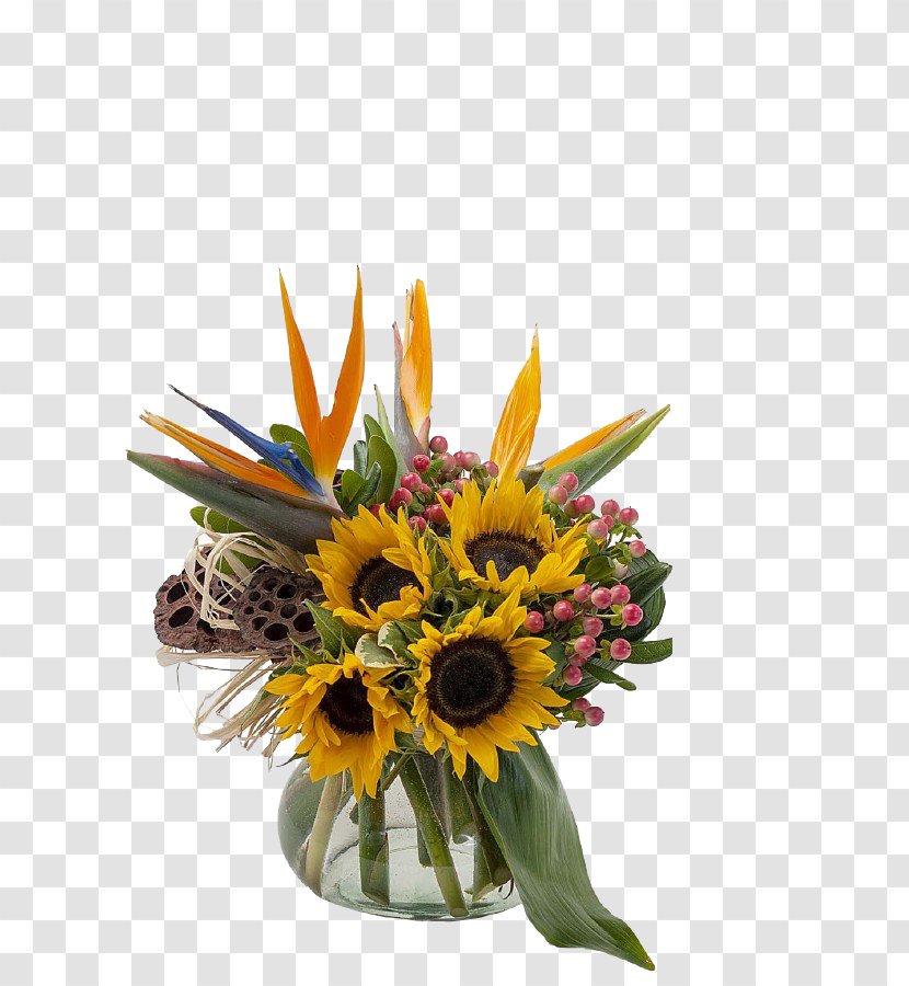 Monroe Port Huron Floristry Flower Angelones Florist - Arranging - Sunflower Vase Home Decoration Transparent PNG