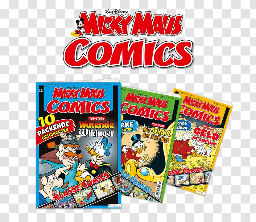 Mickey Mouse Micky Maus Paperback Comics - Recreation Transparent PNG