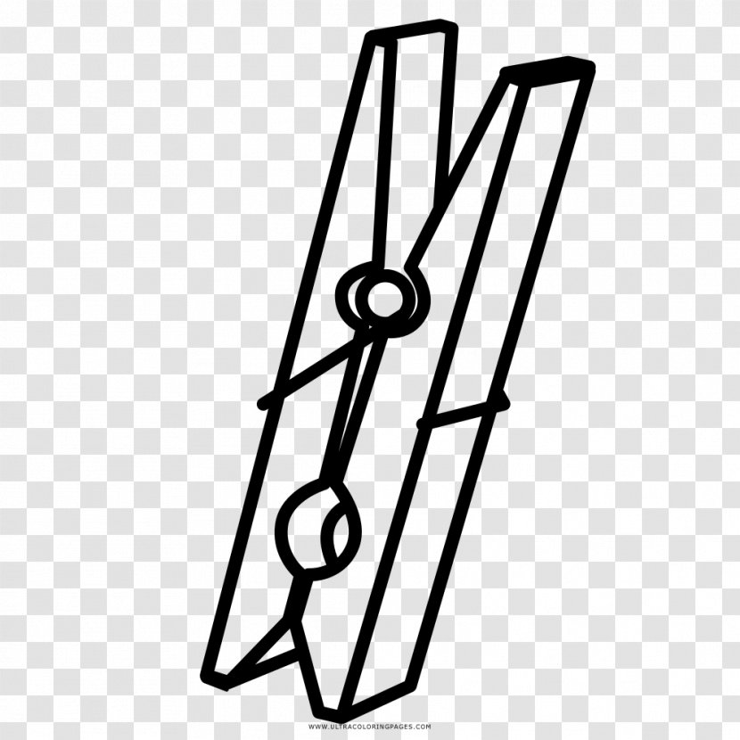 Tweezers Drawing Coloring Book Clip Art - Monochrome - Clothespin Transparent PNG
