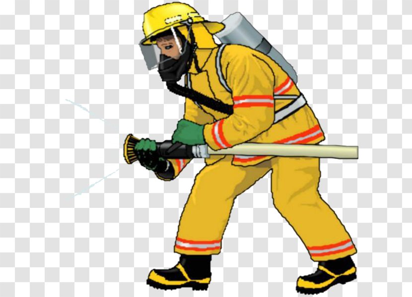 Firefighter Fire Engine Free Content Clip Art - Firefighters In Yellow Transparent PNG