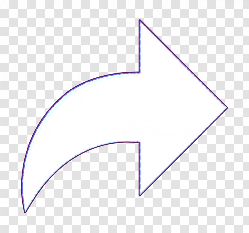 Forward Icon Arrow - Crescent - Symbol Logo Transparent PNG