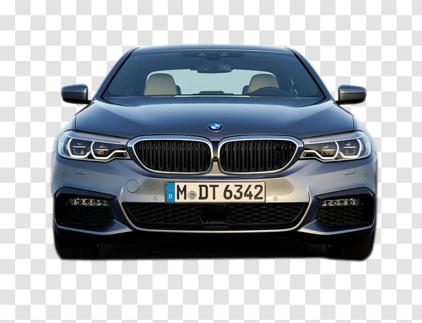 2018 BMW 5 Series 2017 Sedan Car 7 - Grille - Blue-gray Commercial Vehicles Transparent PNG