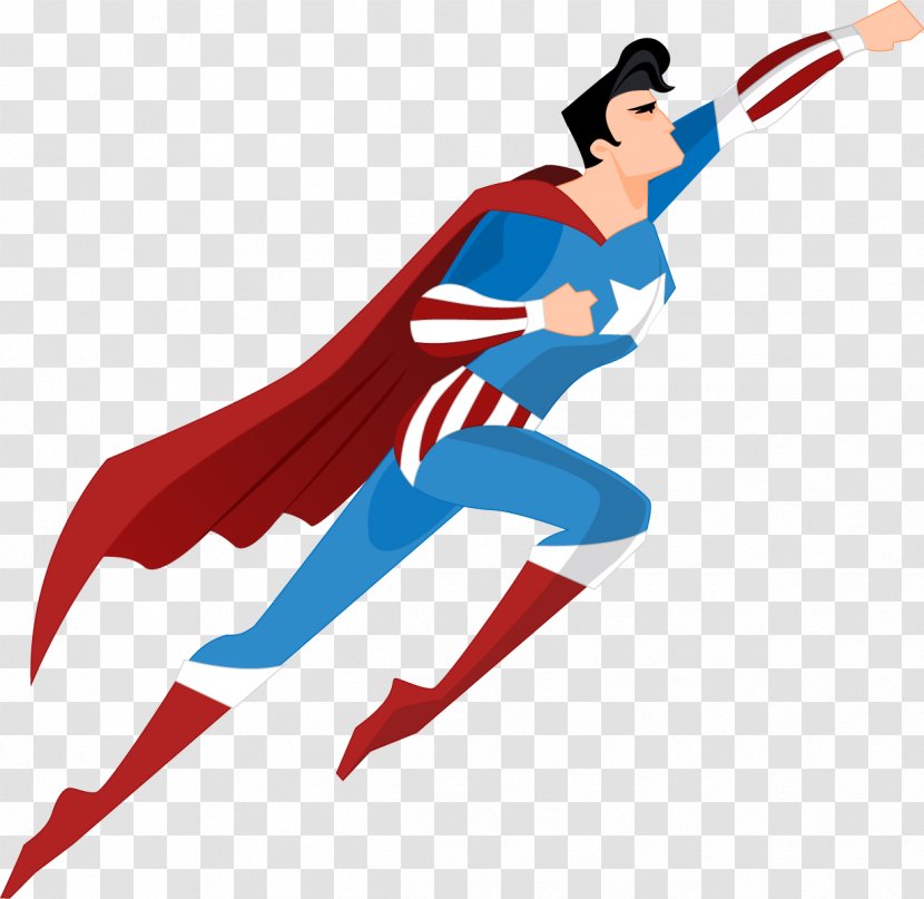 Clark Kent Superhero Comic Book - Joint - An Appropriate Amount Of Hand-painted M Superman Flying Transparent PNG