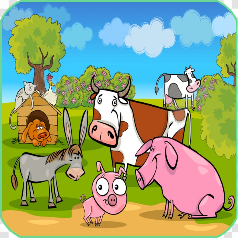 Pig Child Educational Game Farm - Livestock Transparent PNG