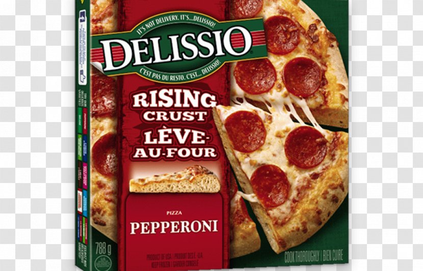 Pizza Calzone Pepperoni DiGiorno Junk Food - Cuisine Transparent PNG