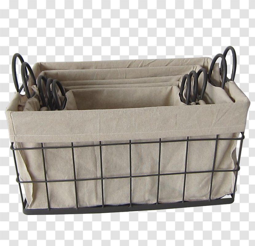 Rectangle Metal Basket - Storage Transparent PNG