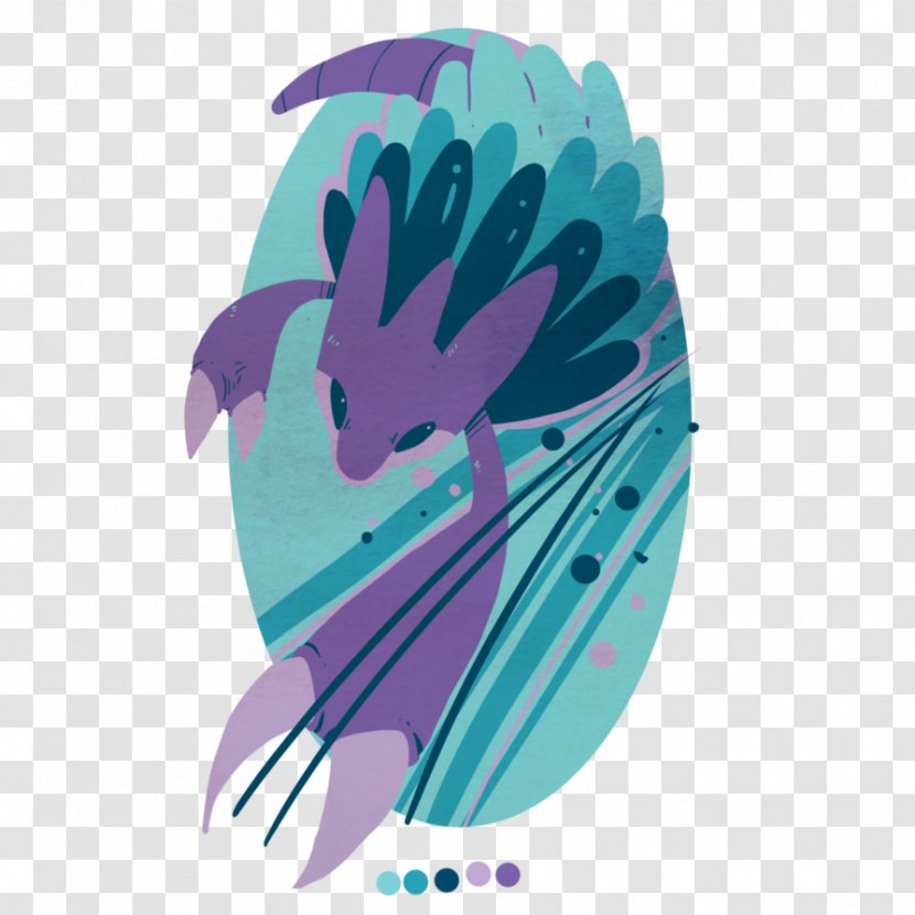 Illustration Graphics Fish Design Turquoise - Purple - E-Day Transparent PNG