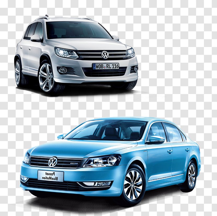 Car Volkswagen Tiguan Golf Sport Utility Vehicle - Two Transparent PNG