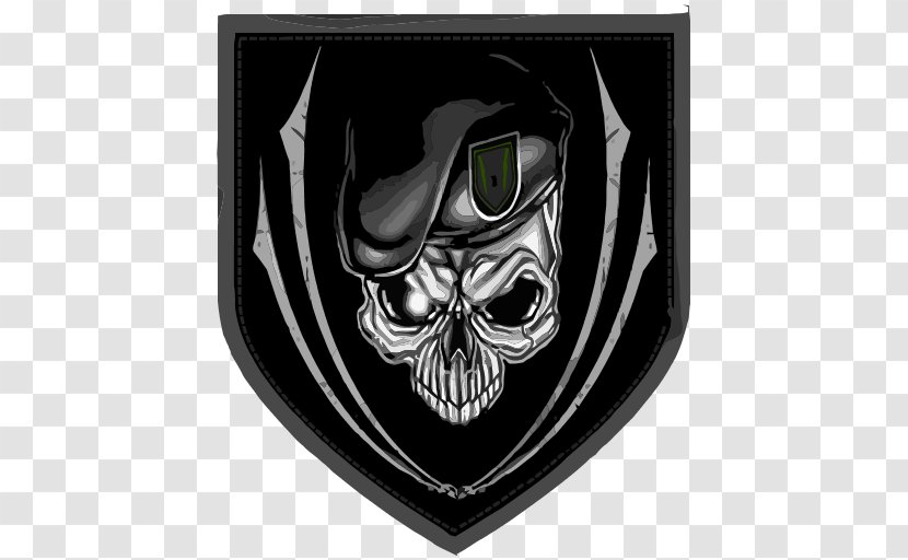 Special Forces Skull Transparent PNG