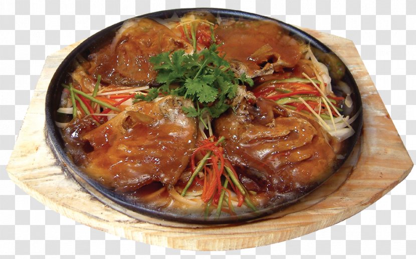 Chinese Cuisine Korean Teppanyaki Seafood Dish - Recipe - An Iron Fish Transparent PNG