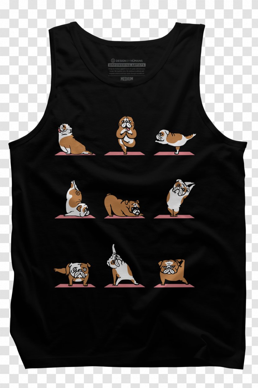 T-shirt French Bulldog Hoodie Top - Yoga Transparent PNG