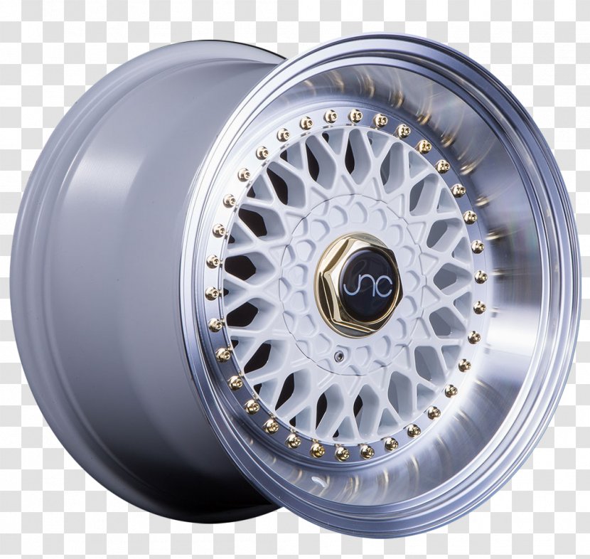 Alloy Wheel Tire Car Rim - Gold - Rivets Transparent PNG
