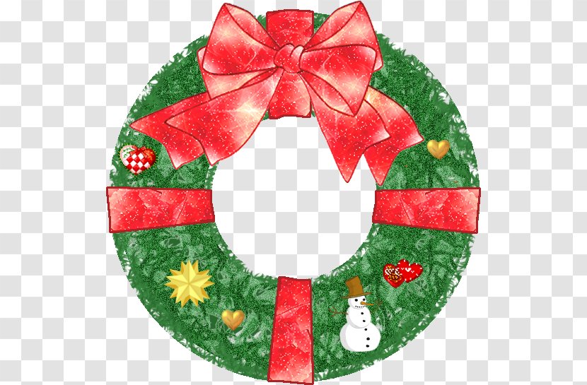 Christmas Ornament Wreath Clip Art - Wikipedia - Transparent Transparent PNG