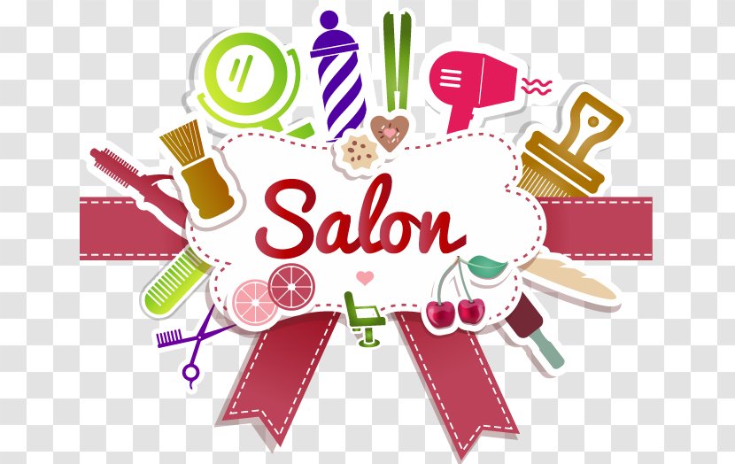 Beauty Parlour Hairstyle Day Spa Clip Art - Logo - Child Transparent PNG