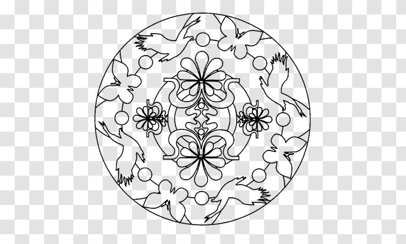 Coloring Book Mandala Drawing Child Geometric Shape - Art Transparent PNG