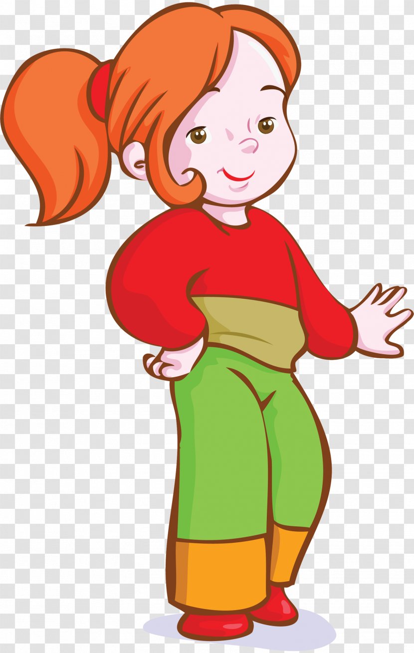 Clip Art - Flower - Cartoon Girls Say Whispering Transparent PNG