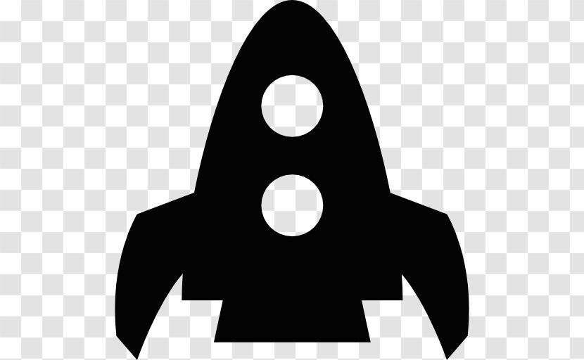 Silhouette Drawing Clip Art - Black - Spaceship Clipart Transparent PNG