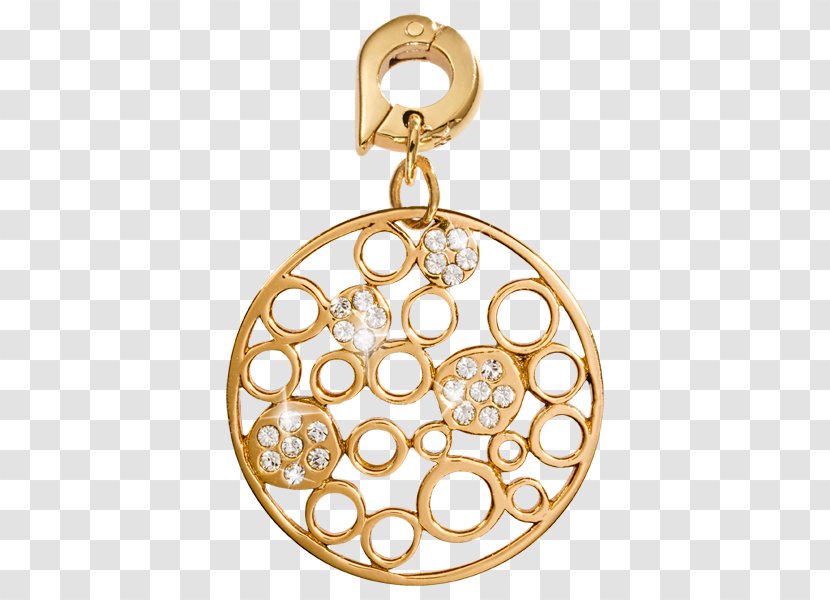 Earring Locket Gold Plating Silver - Necklace Transparent PNG