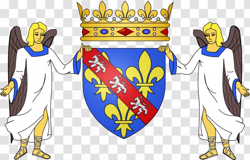 Blazon Achievement Évreux Heraldry Crown - Armorial Des Familles De France - CAPET Transparent PNG