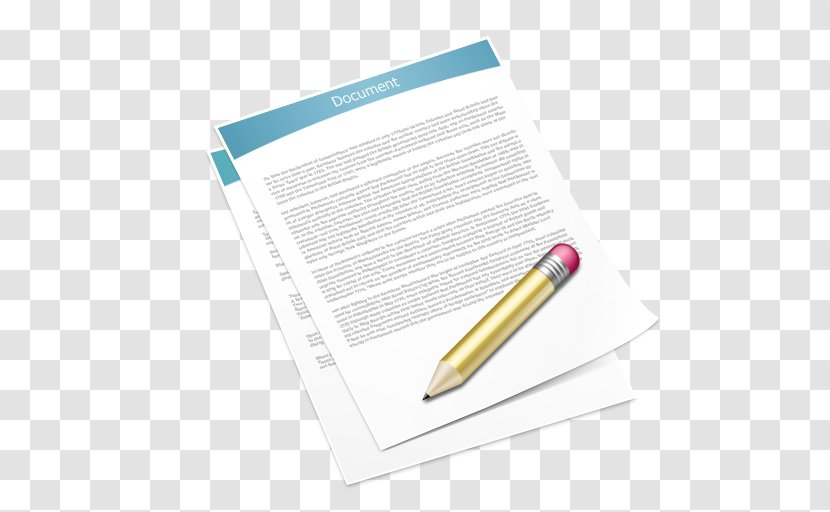 Text Brand Material Pen - Debt - Document Transparent PNG
