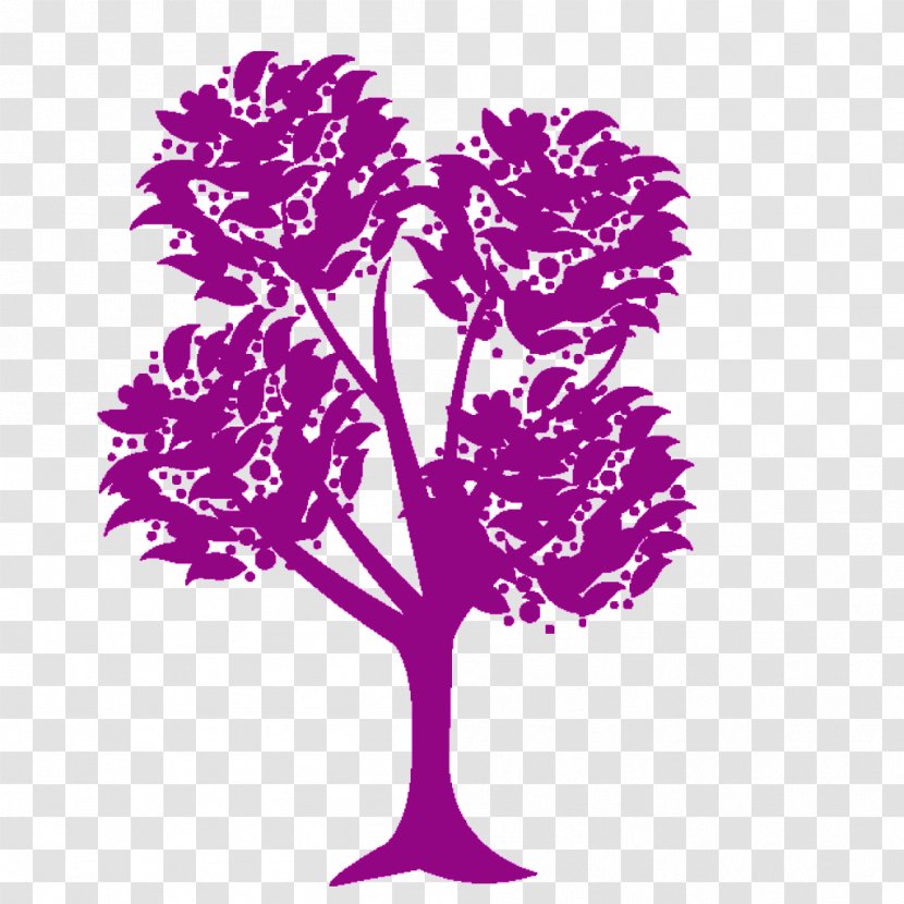 Graphic Design Image - Violet - Purple Tree Transparent PNG