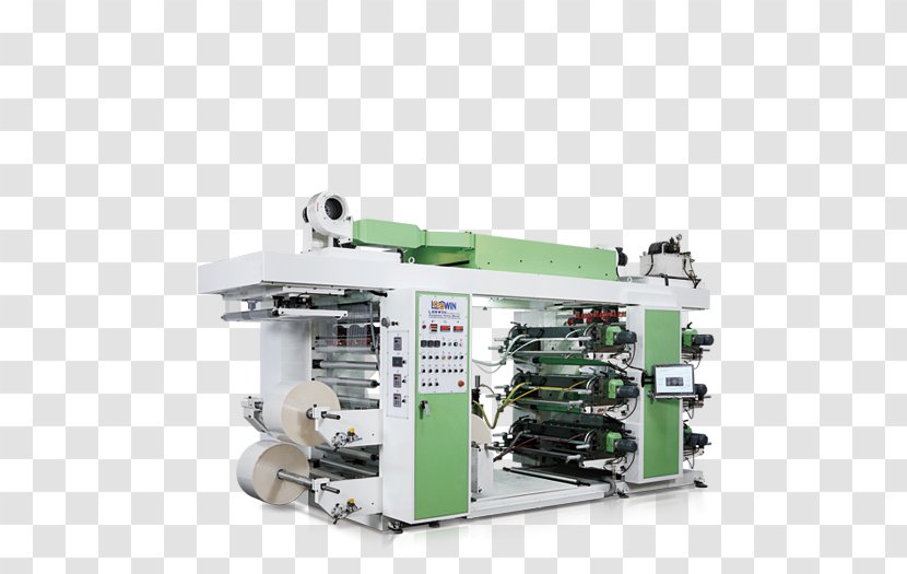 Machine Flexography Printing Press Manufacturing - Polypropylene - Business Transparent PNG