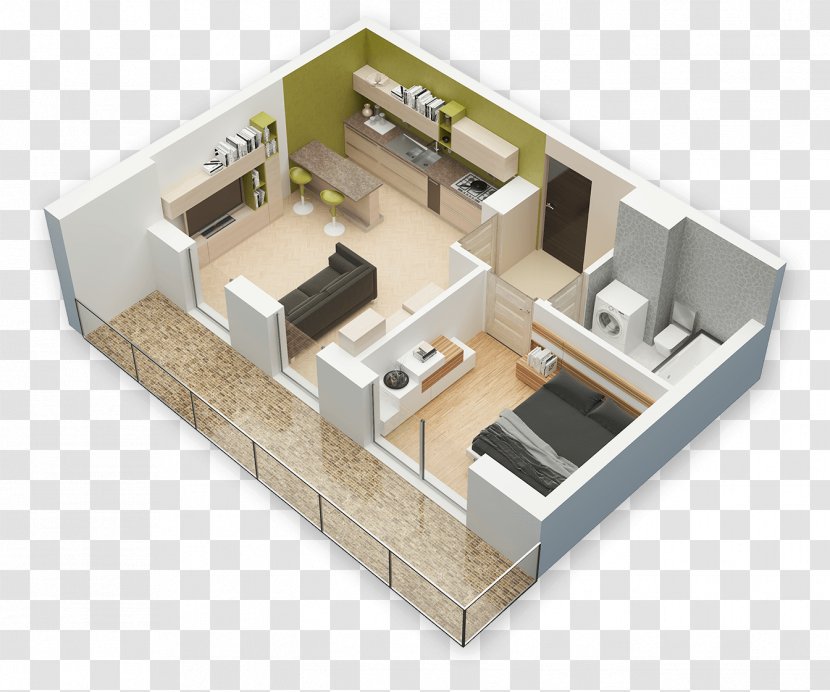 Southern Avenue Villas Apartment House Interior Design Services Architecture - Floor Plan Transparent PNG