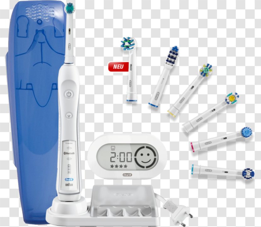 Electric Toothbrush Oral-B Pro 6000 SmartSeries 6400 - Heart Transparent PNG