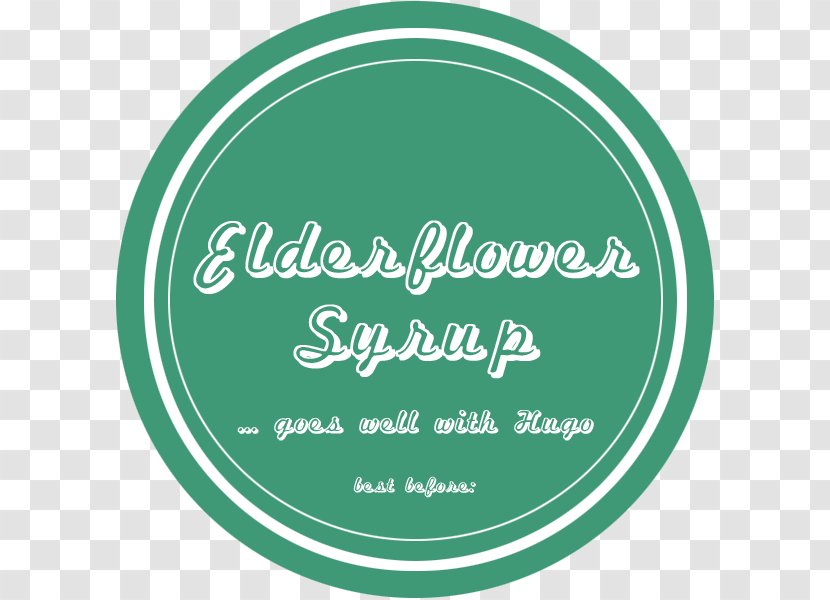Elderflower Cordial Syrup Drink Record Label Logo - Brand - Summer Transparent PNG